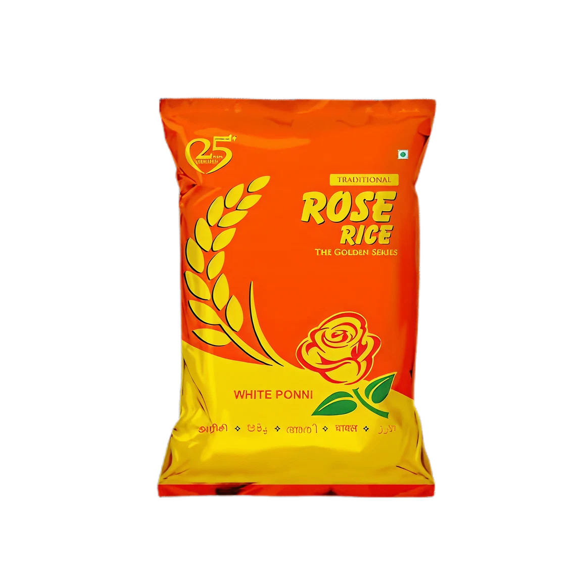 Roja Rose Rice — White Ponni, 25 kg bag